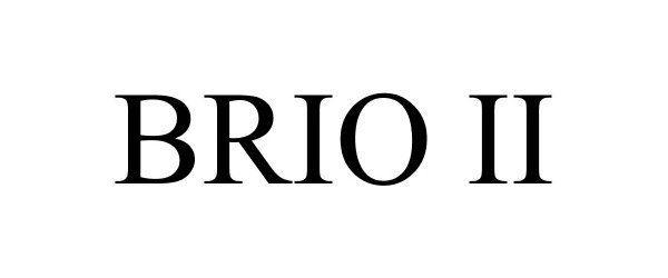 Trademark Logo BRIO II