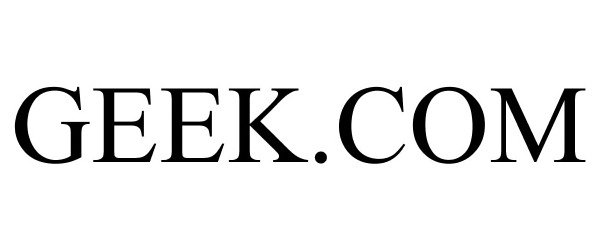 Trademark Logo GEEK.COM