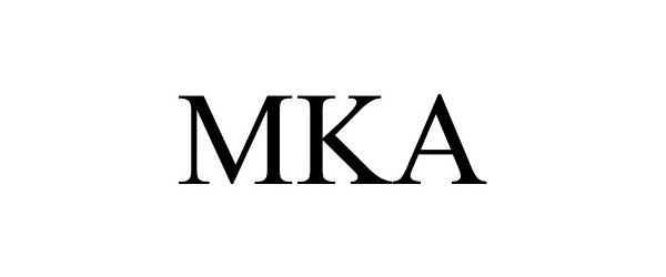 Trademark Logo MKA