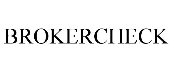 Trademark Logo BROKERCHECK