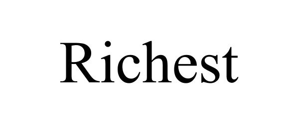 Trademark Logo RICHEST