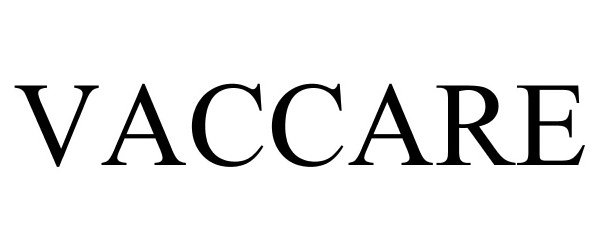 Trademark Logo VACCARE