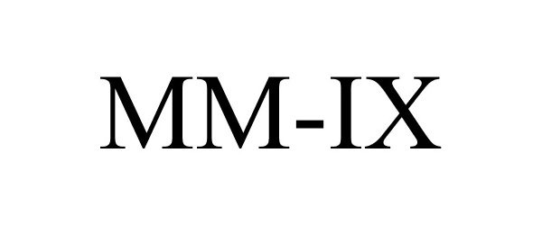 Trademark Logo MM-IX