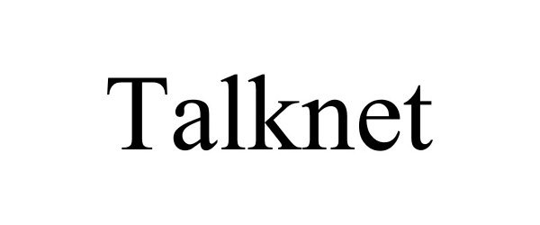 Trademark Logo TALKNET