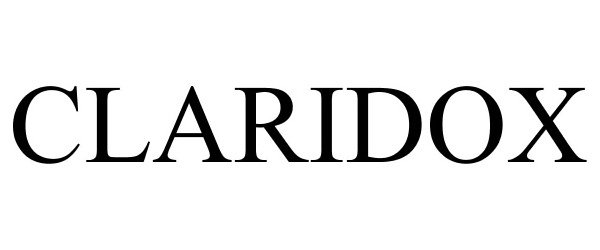 Trademark Logo CLARIDOX