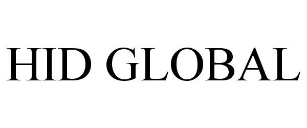 Trademark Logo HID GLOBAL