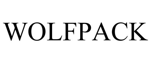 Trademark Logo WOLFPACK