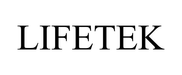 Trademark Logo LIFETEK