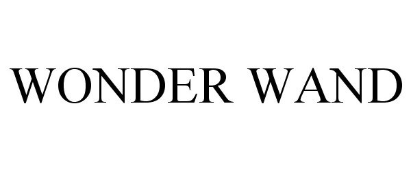 Trademark Logo WONDER WAND