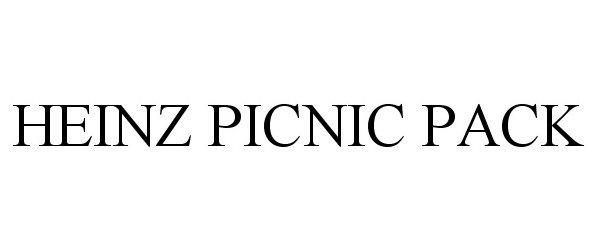 Trademark Logo HEINZ PICNIC PACK