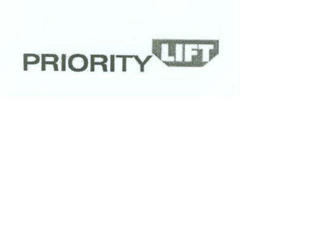 Trademark Logo PRIORITY LIFT
