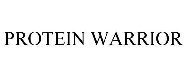 Trademark Logo PROTEIN WARRIOR