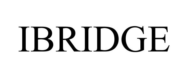 Trademark Logo IBRIDGE