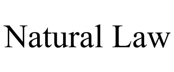 Trademark Logo NATURAL LAW