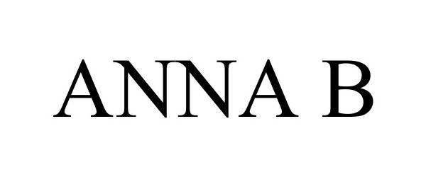 Trademark Logo ANNA B