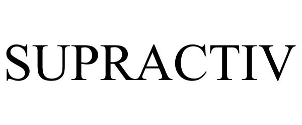 Trademark Logo SUPRACTIV