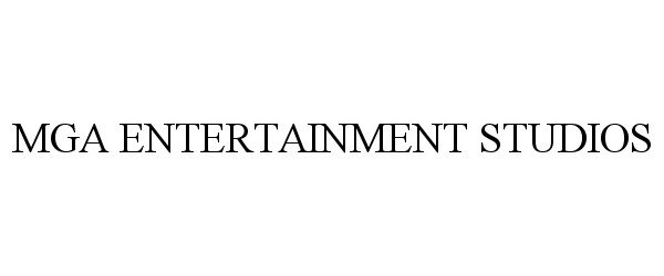Trademark Logo MGA ENTERTAINMENT STUDIOS