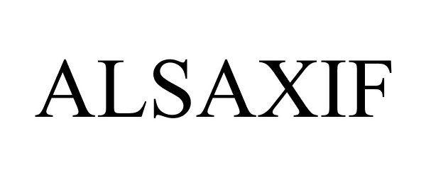  ALSAXIF