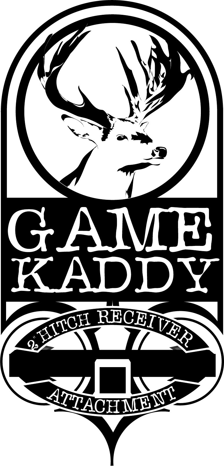 Trademark Logo GAME KADDY 2" HITCH RECEIVER ATTACHMENT