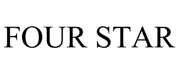 Trademark Logo FOUR STAR