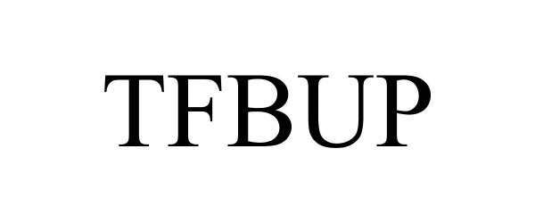 Trademark Logo TFBUP