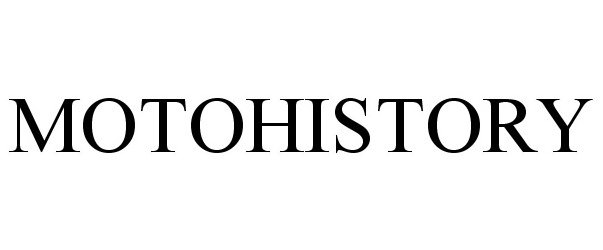 Trademark Logo MOTOHISTORY