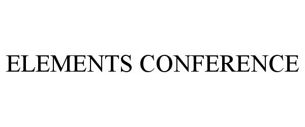  ELEMENTS CONFERENCE