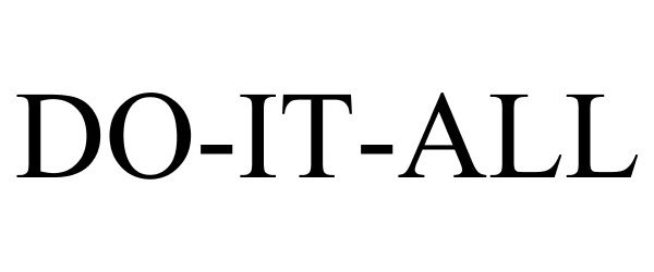 Trademark Logo DO-IT-ALL