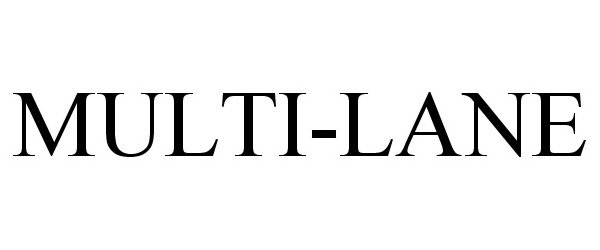 Trademark Logo MULTI-LANE