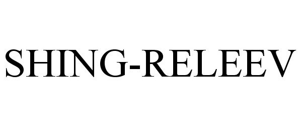 Trademark Logo SHING-RELEEV