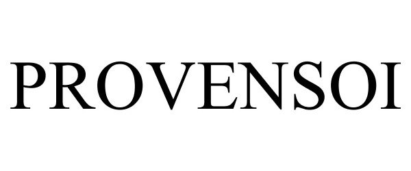 Trademark Logo PROVENSOI