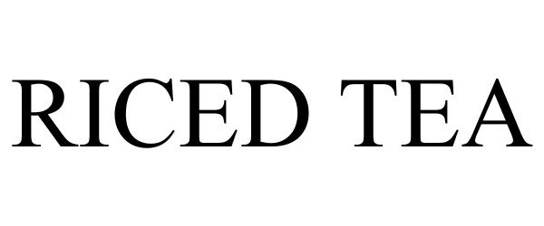 Trademark Logo RICED TEA