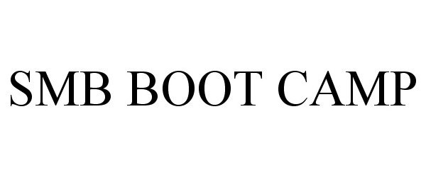 Trademark Logo SMB BOOT CAMP