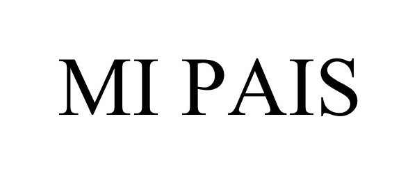 Trademark Logo MI PAIS