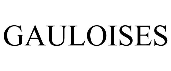 Trademark Logo GAULOISES