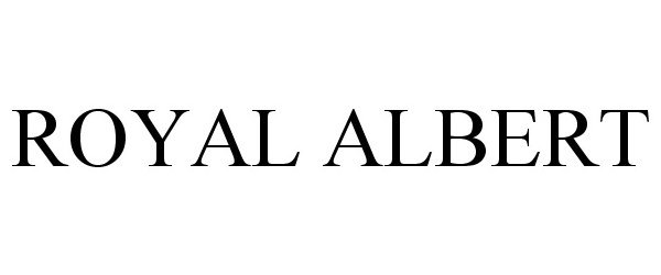 Trademark Logo ROYAL ALBERT