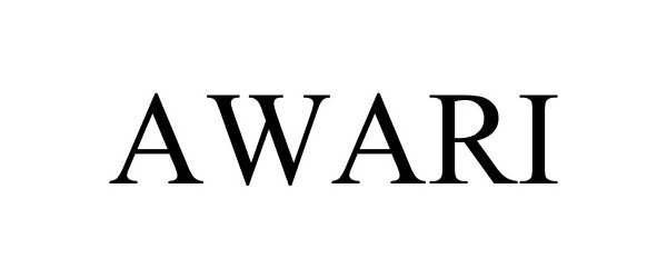 Trademark Logo AWARI