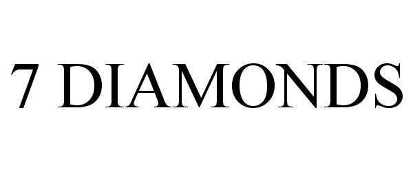 Trademark Logo 7 DIAMONDS