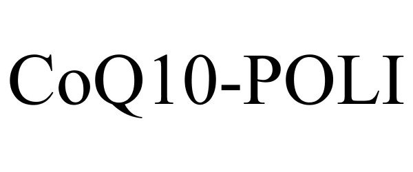 Trademark Logo COQ10-POLI