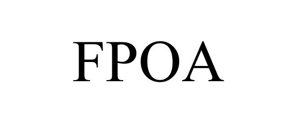 Trademark Logo FPOA