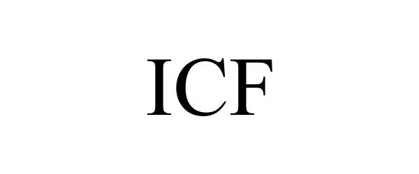 Trademark Logo ICF