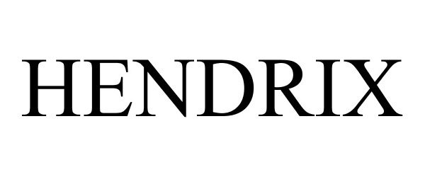 Trademark Logo HENDRIX