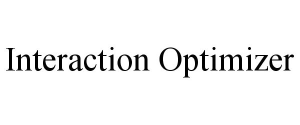 Trademark Logo INTERACTION OPTIMIZER