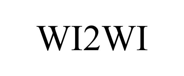 Trademark Logo WI2WI