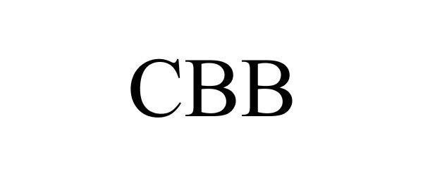 Trademark Logo CBB