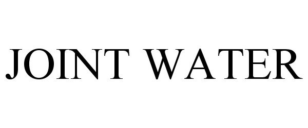 Trademark Logo JOINT WATER