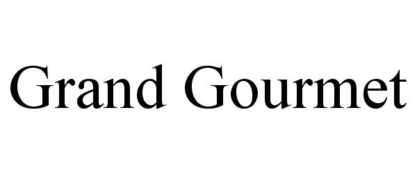 Trademark Logo GRAND GOURMET