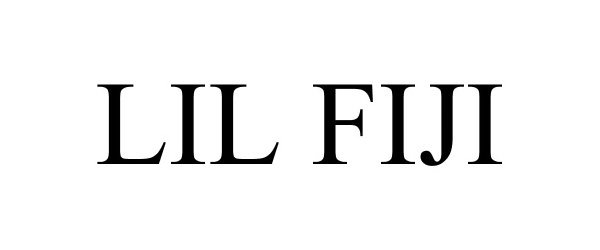 Trademark Logo LIL FIJI