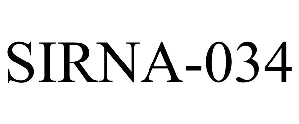 Trademark Logo SIRNA-034