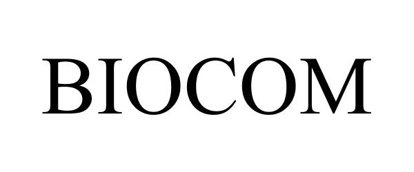 Trademark Logo BIOCOM